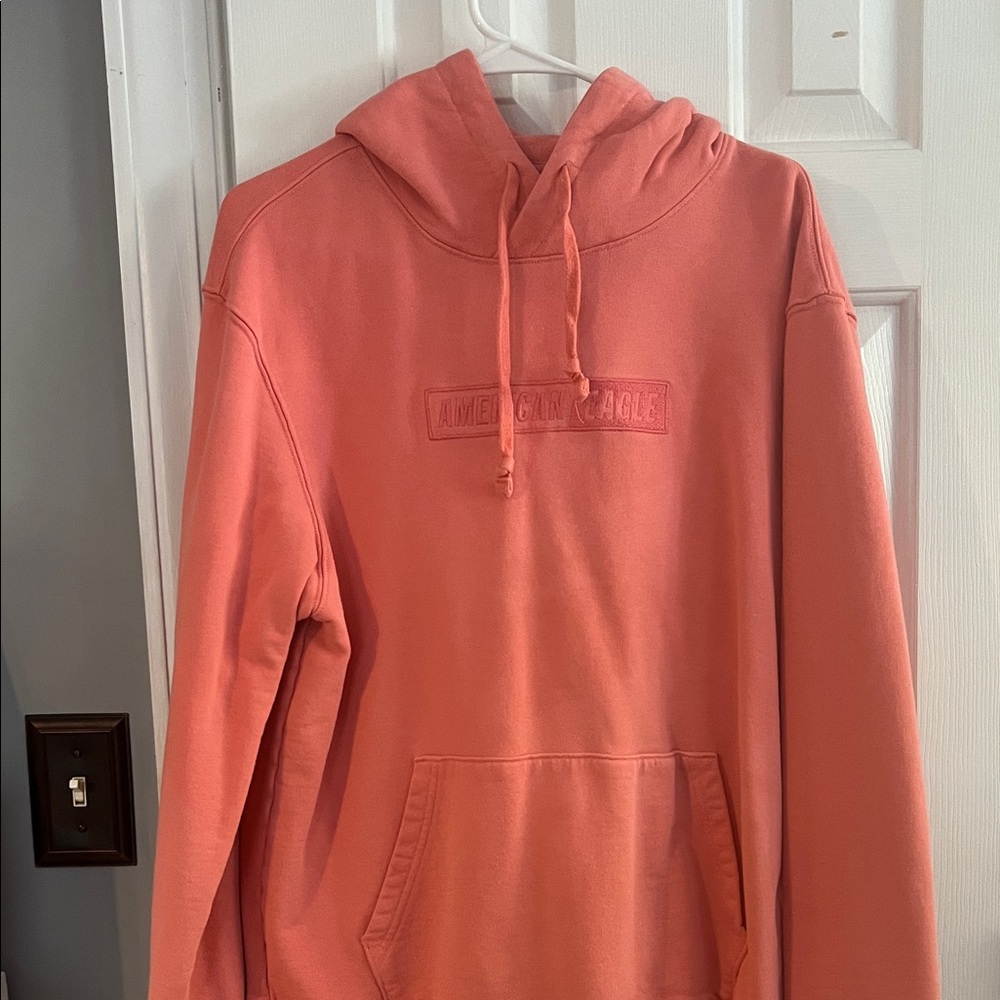 Men’s American Eagle Coral Hoodie Size Medium